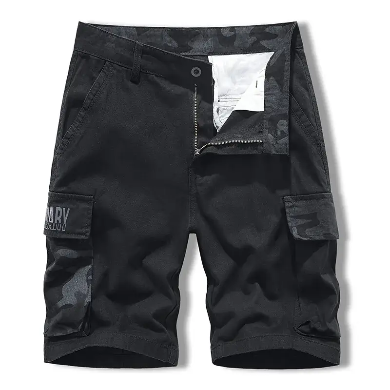 Men's Mountain Camo Shorts with Multi Pocket Design - Image 2