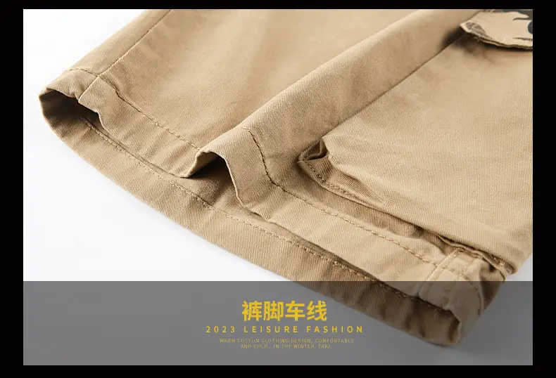 Men's Mountain Camo Shorts with Multi Pocket Design — feature 21