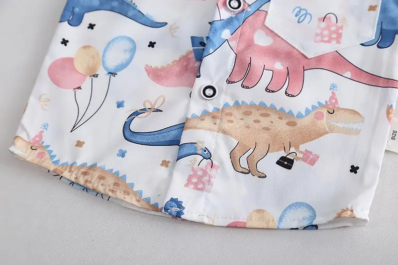 Children Cotton Short Sleeve T-Shirt Shorts Set Summer — feature 9