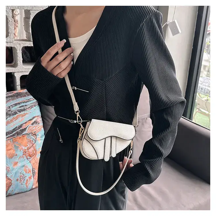 Orange Saddle Crossbody Bag for Women — feature 10