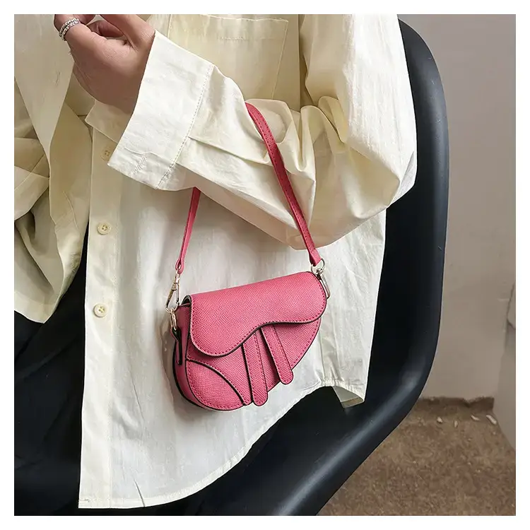 Orange Saddle Crossbody Bag for Women — feature 17