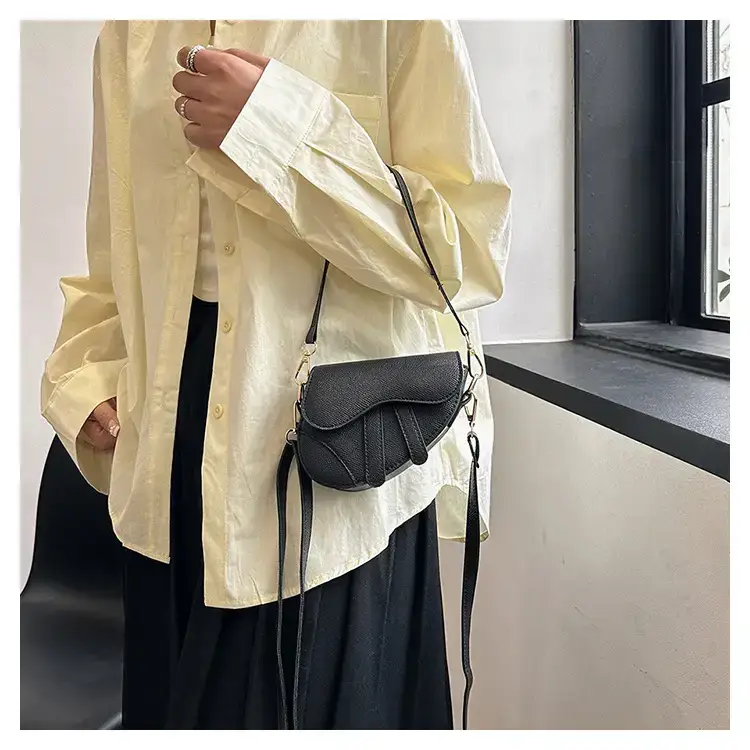Orange Saddle Crossbody Bag for Women — feature 21