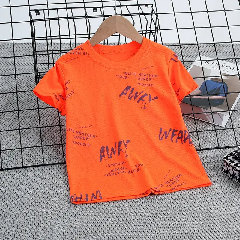White Loose Sleeve T-Shirt for Kids 2023 - Image 7