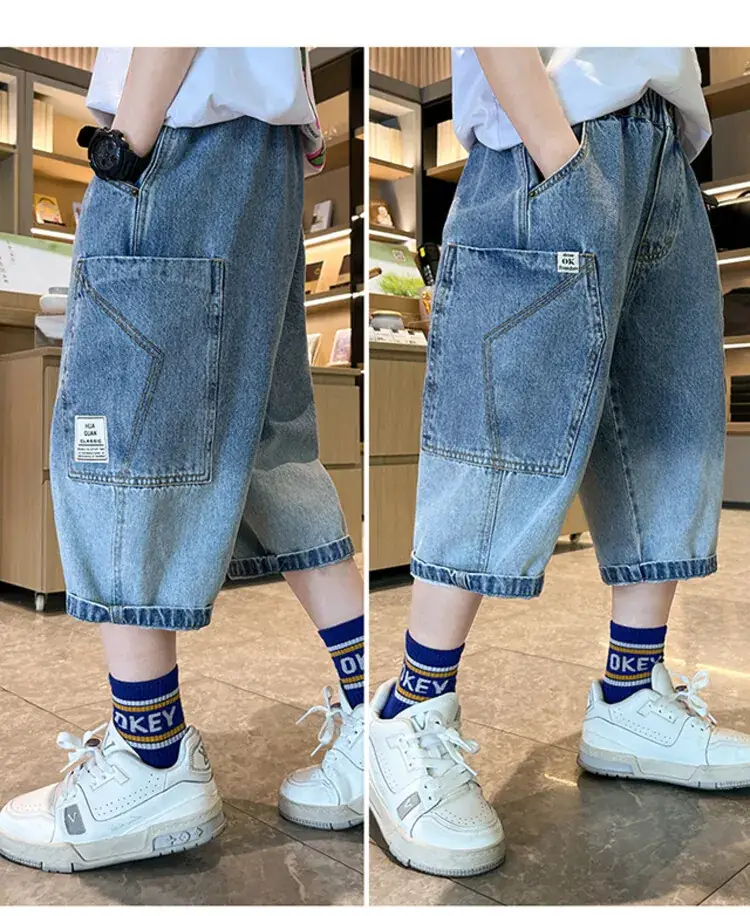 Children's Denim Pants Large Summer Wear — feature 10