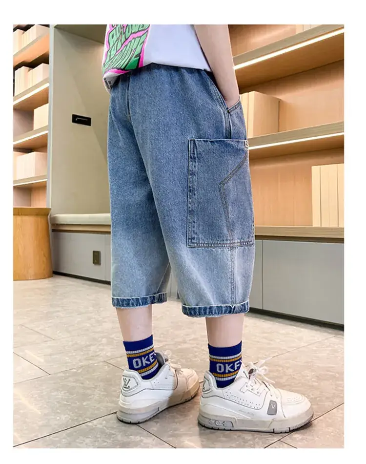 Children's Denim Pants Large Summer Wear — feature 11