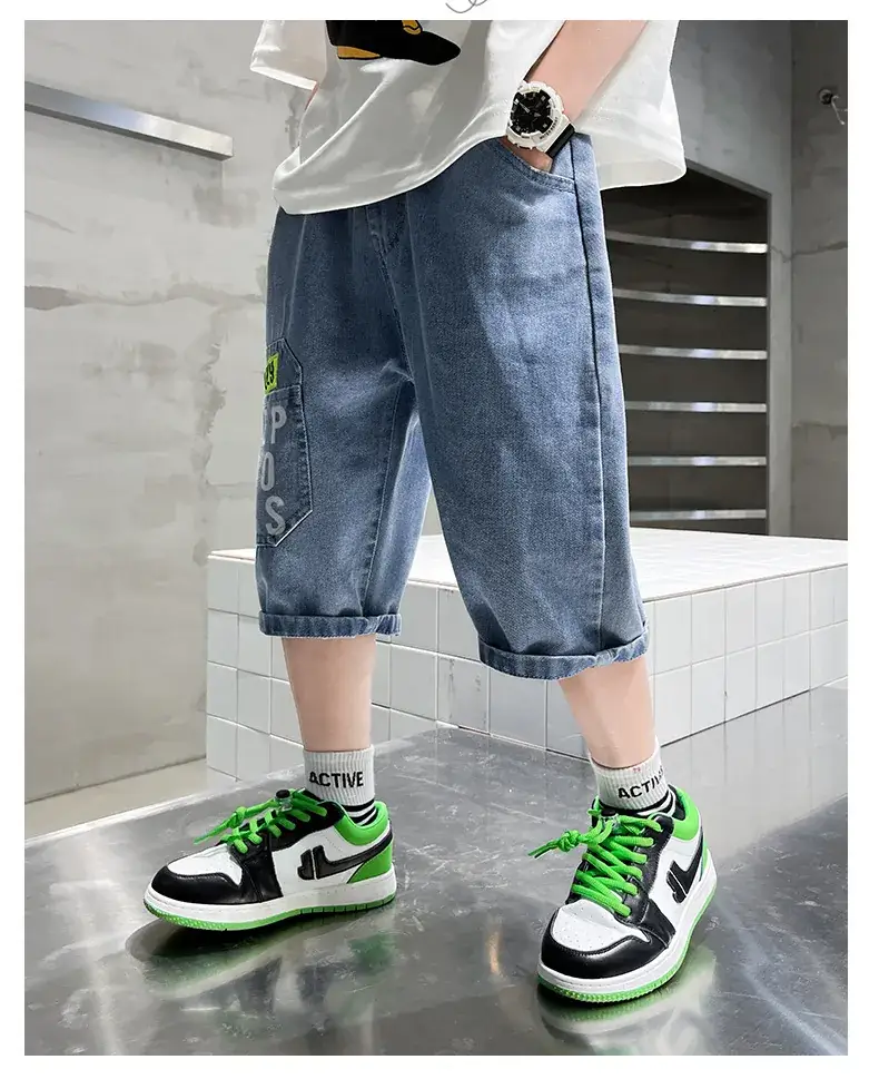 Children's Denim Pants Large Summer Wear — feature 19