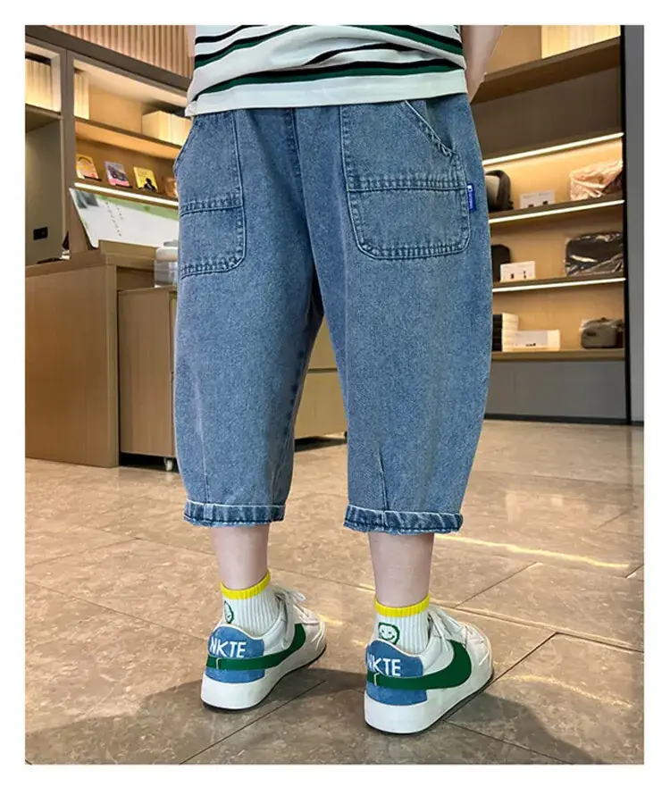 Children's Denim Pants Large Summer Wear — feature 34
