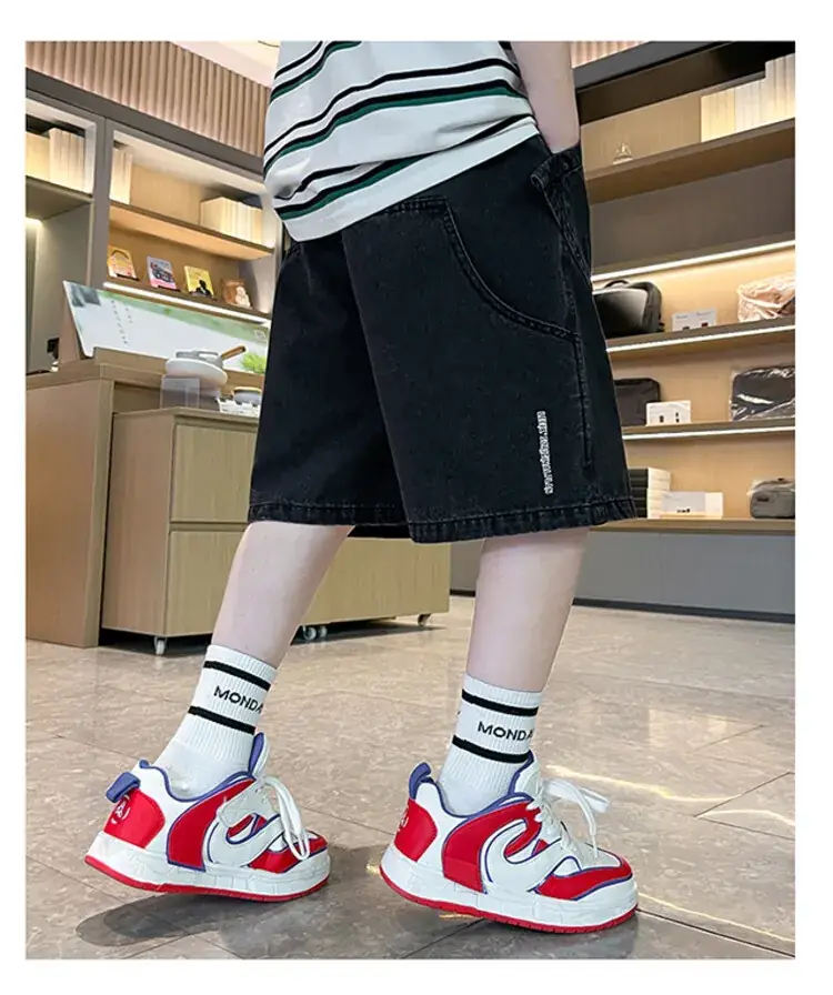 Children's Denim Pants Large Summer Wear — feature 37