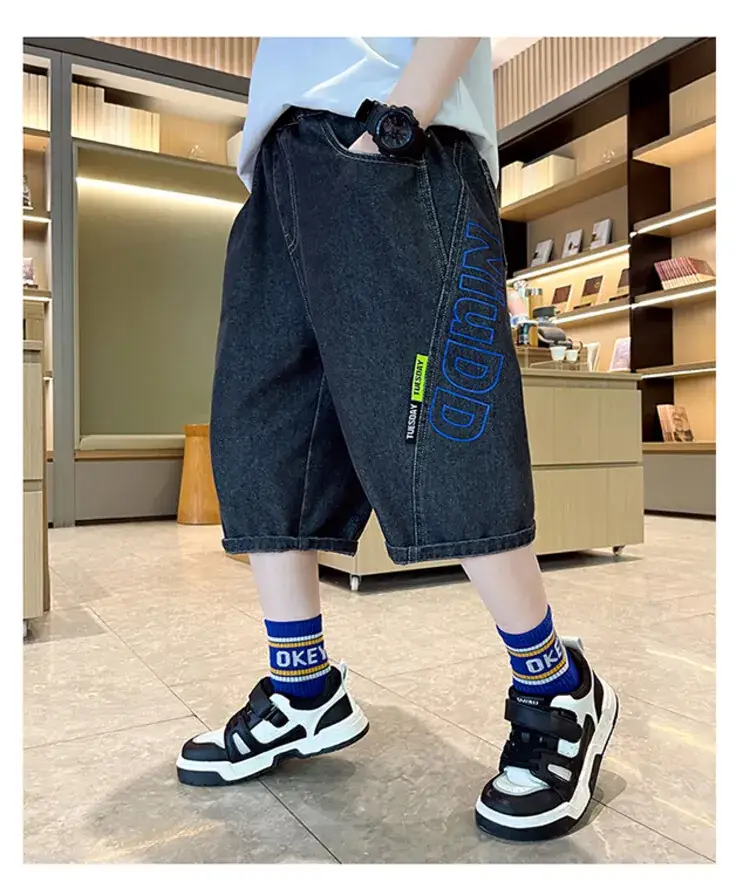 Children's Denim Pants Large Summer Wear — feature 8