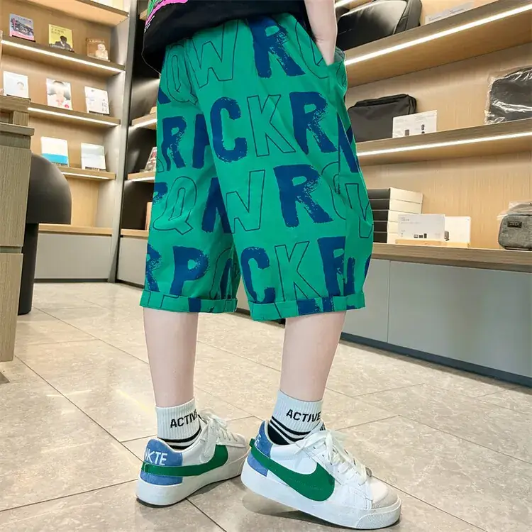 Children's Denim Pants Large Summer Wear - Image 12