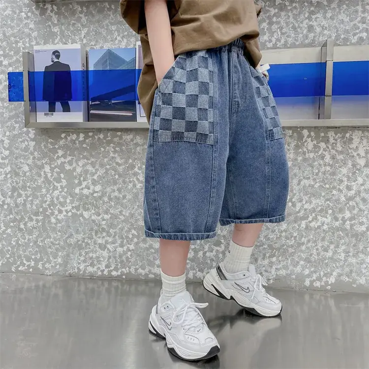 Children's Denim Pants Large Summer Wear - Image 28