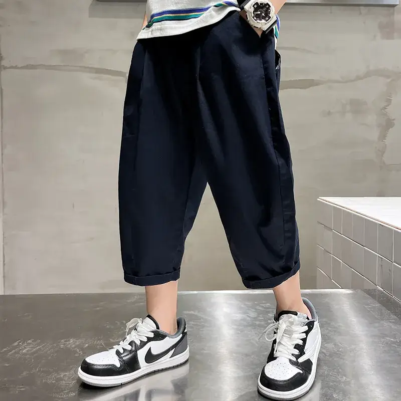 Children's Denim Pants Large Summer Wear - Image 31