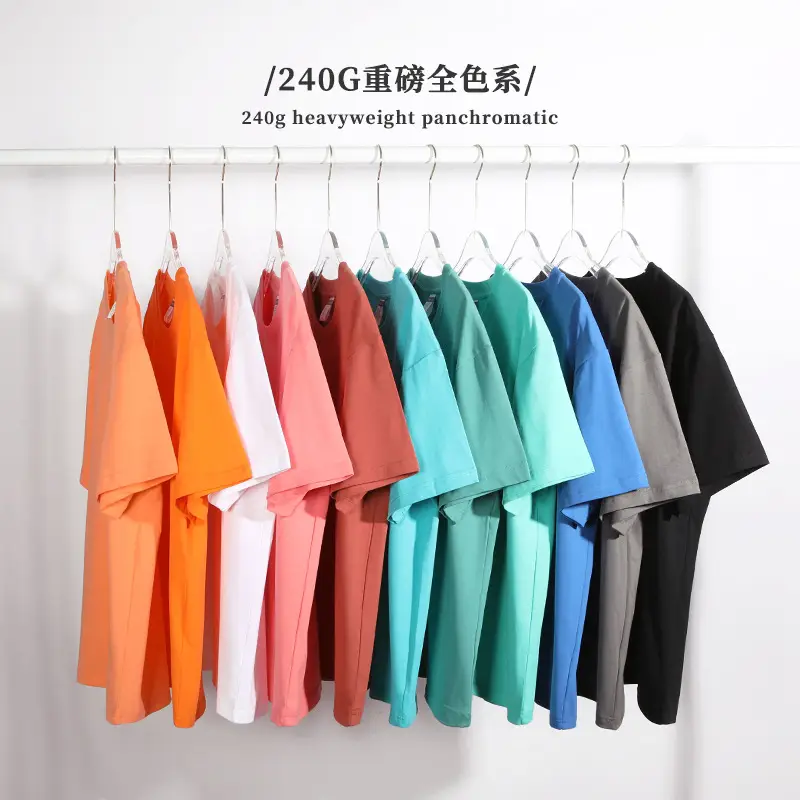 Men Women Summer T-shirt Tangerolv 240g Double Yarn - Image 15