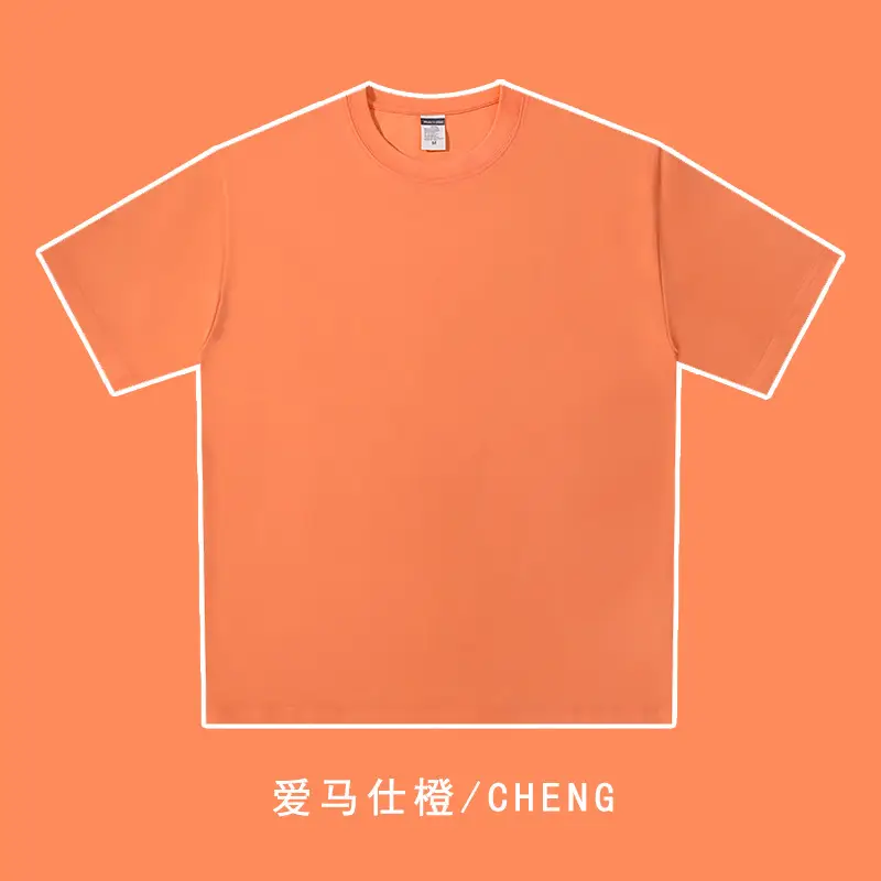 Men Women Summer T-shirt Tangerolv 240g Double Yarn - Image 4