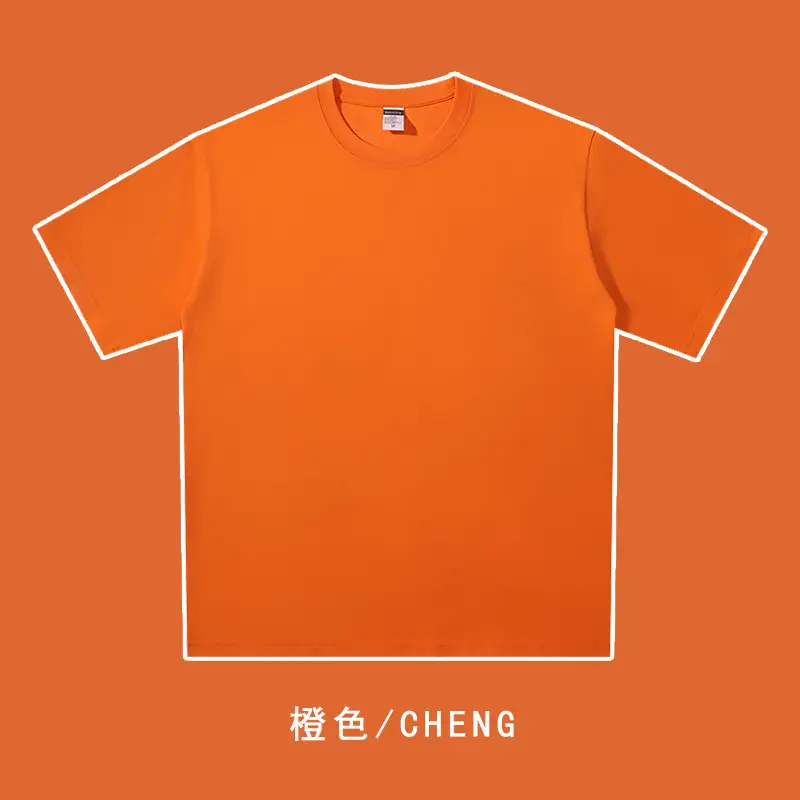 Men Women Summer T-shirt Tangerolv 240g Double Yarn - Image 5