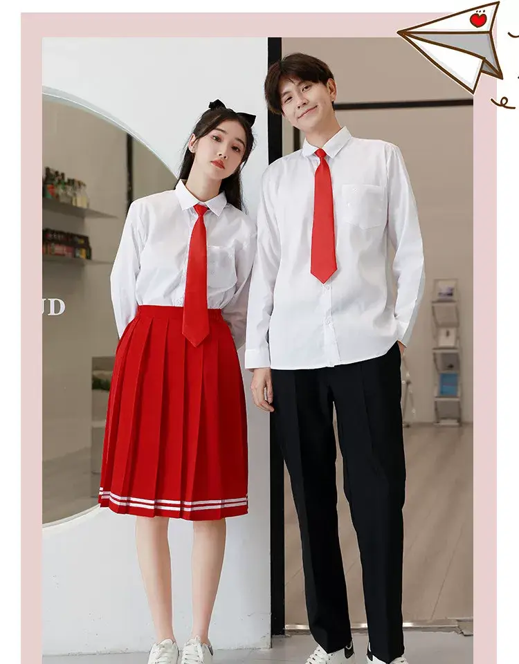 Red Song Junior High School Class Uniform — feature 1