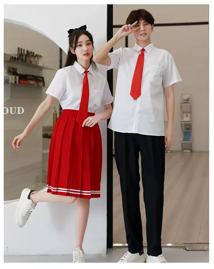 Red Song Junior High School Class Uniform — feature 11