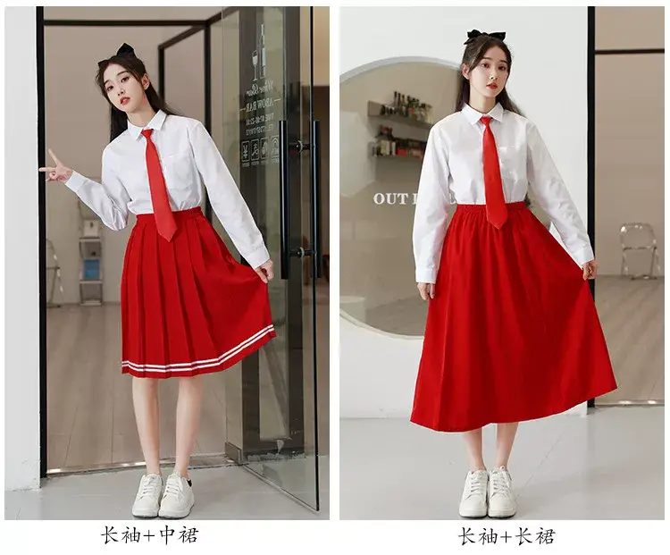 Red Song Junior High School Class Uniform — feature 7