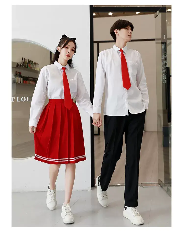 Red Song Junior High School Class Uniform — feature 9