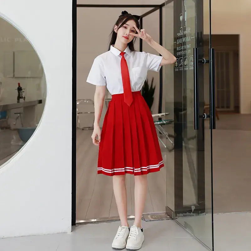 Red Song Junior High School Class Uniform - Image 5