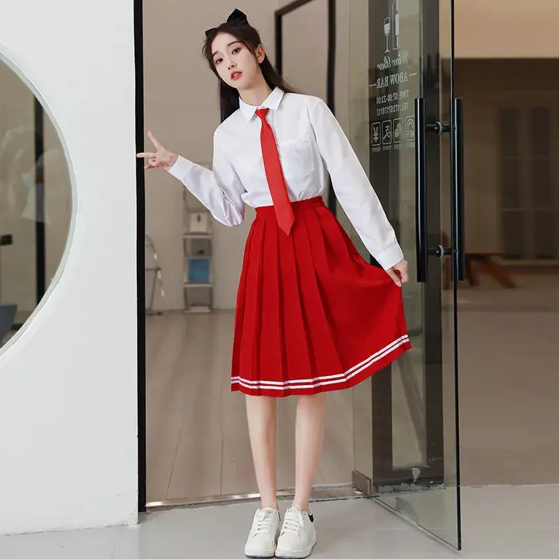Red Song Junior High School Class Uniform - Image 6