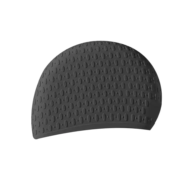 Factory direct silicone water drop swimming cap large bubble swimming cap super elastic waterproof ear protection large long hair without head