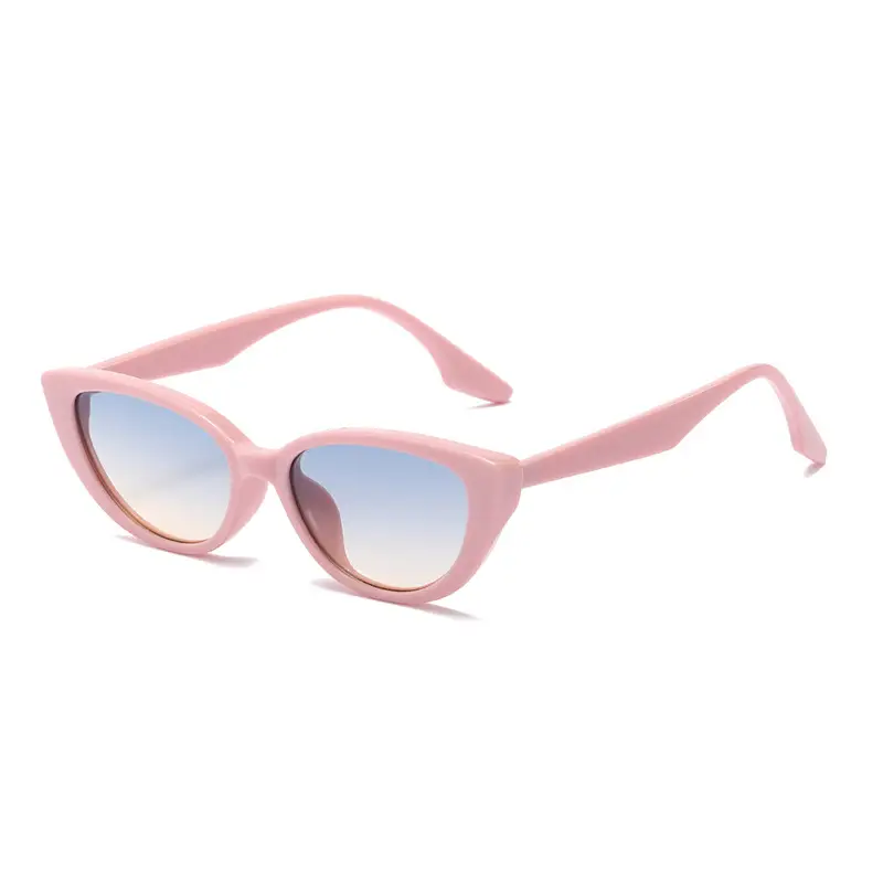 Pink Cat's Eye Sunglasses for Men Women Full Frame
