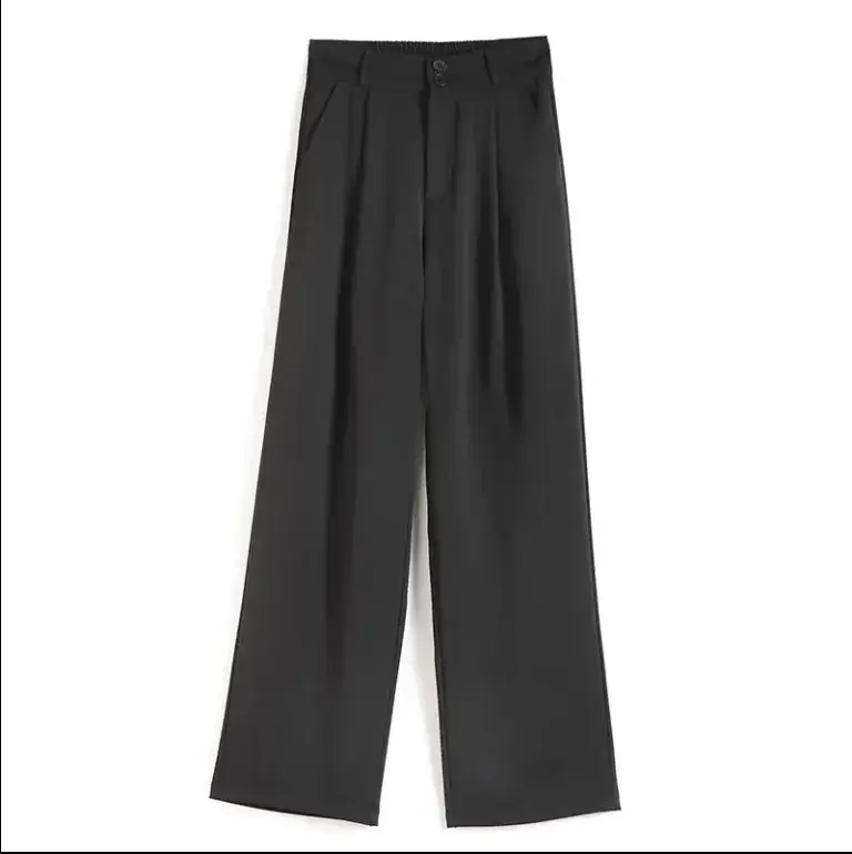 Women's Green Slimming High Waist Pants