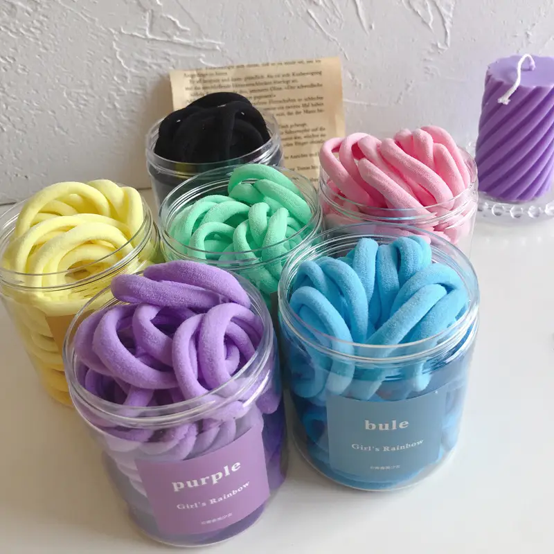 50 Pcs Pink Hair Ropes for Girls — feature 4