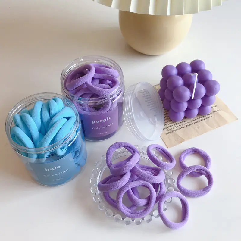 50 Pcs Pink Hair Ropes for Girls — feature 7
