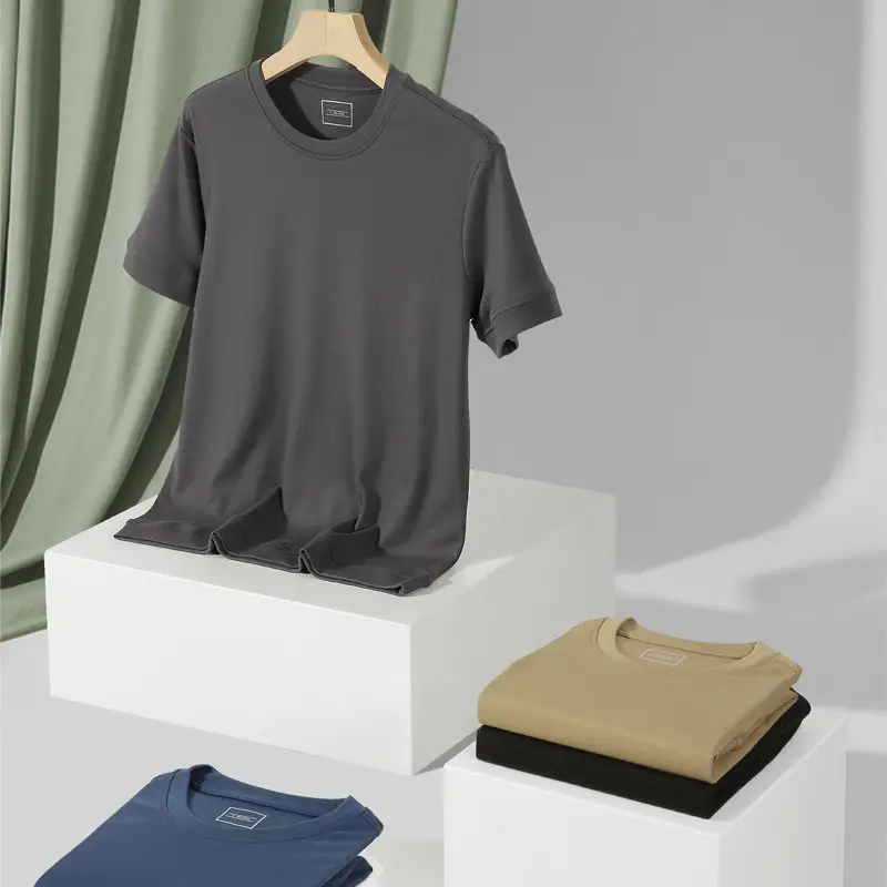 Dengjue Men T-Shirt 210g Cool Summer Loose Fit - Image 9