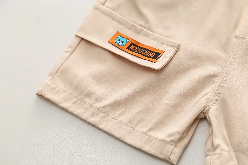 Children Cotton T-Shirt Shorts Set Summer Boys Girls — feature 11