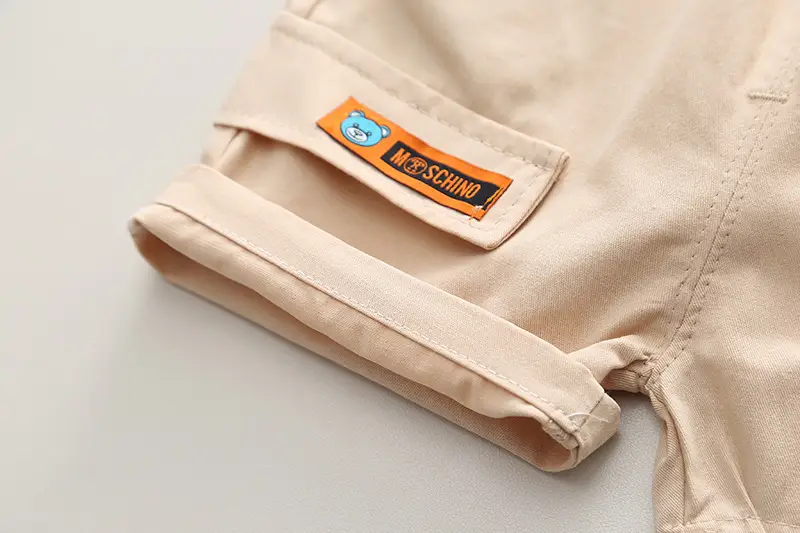 Children Cotton T-Shirt Shorts Set Summer Boys Girls — feature 12