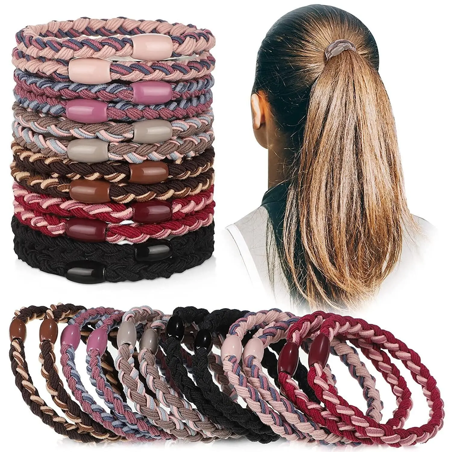 Cross-Border Hair Rope Set with High Elastic Braid - Image 9