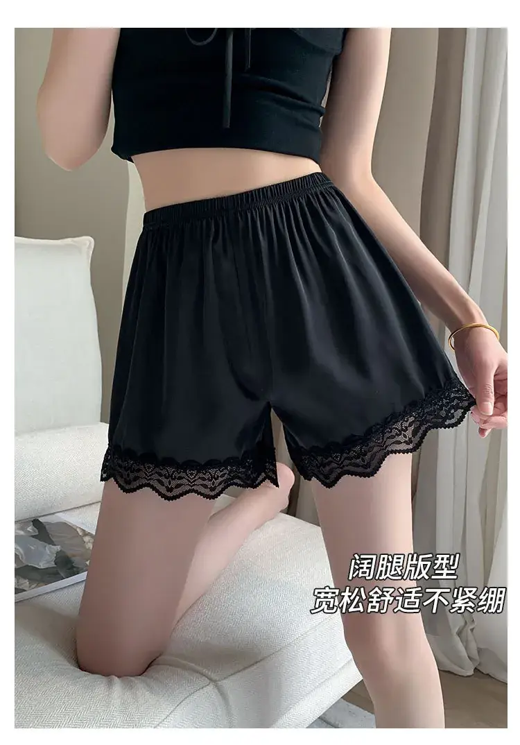 Black Lace Shorts for Women Summer Wear — feature 13