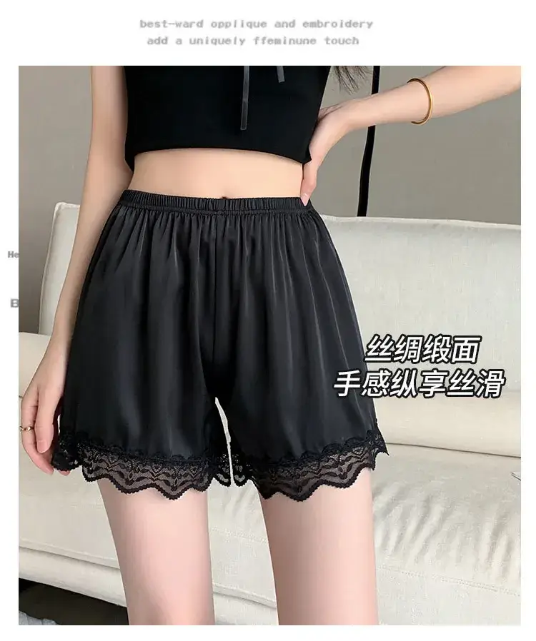 Black Lace Shorts for Women Summer Wear — feature 14