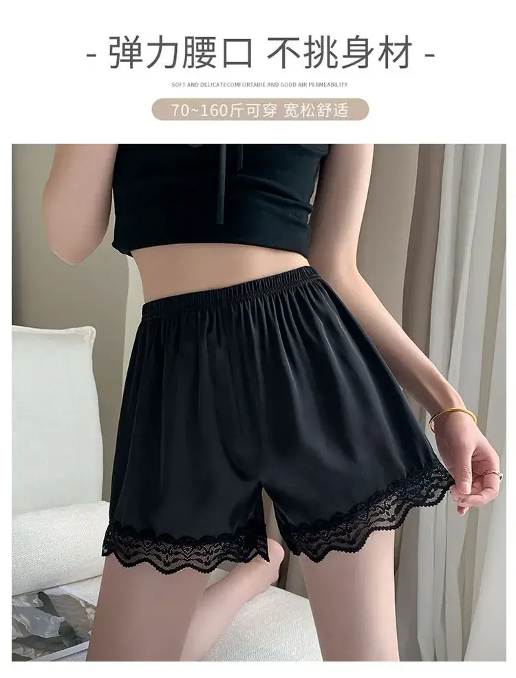 Black Lace Shorts for Women Summer Wear — feature 5