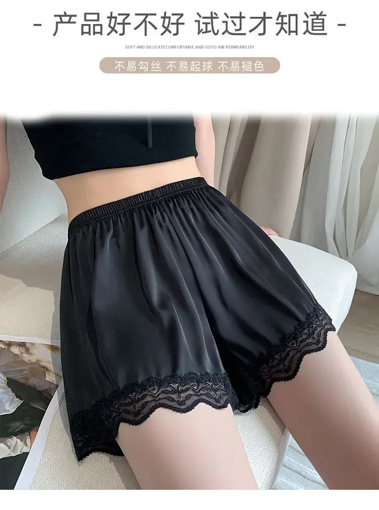 Black Lace Shorts for Women Summer Wear — feature 7