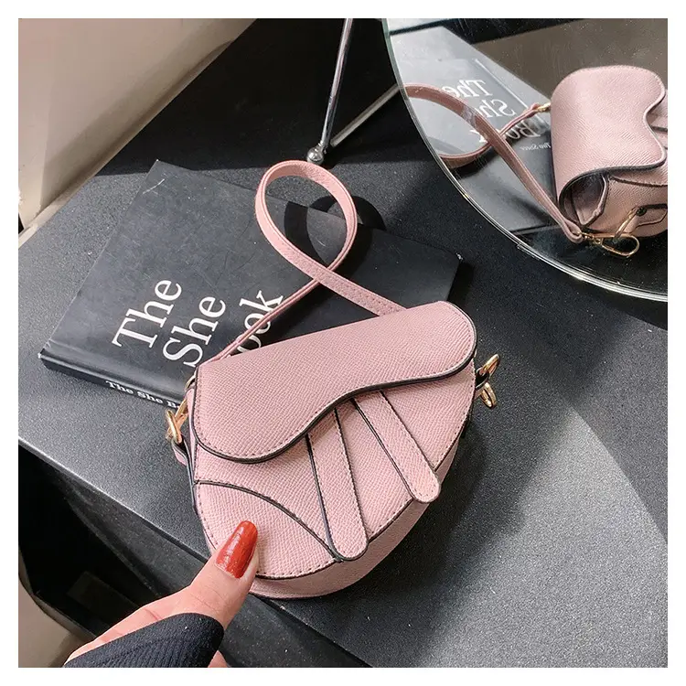 2023 Crossbody Bags Women Pure Color Pu Saddle — feature 32
