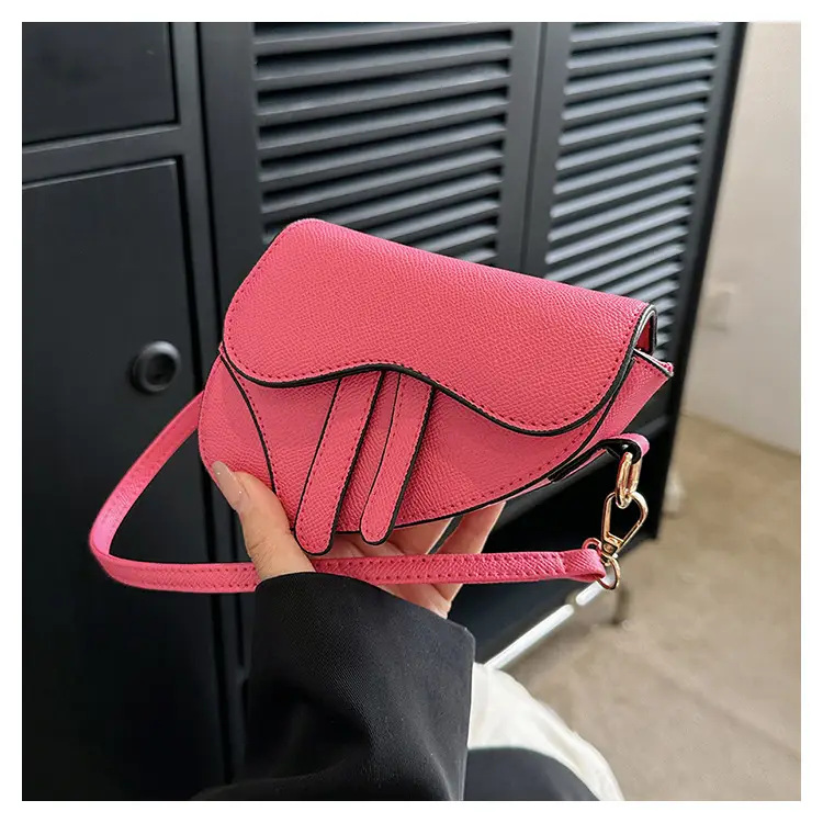 2023 Crossbody Bags Women Pure Color Pu Saddle — feature 38