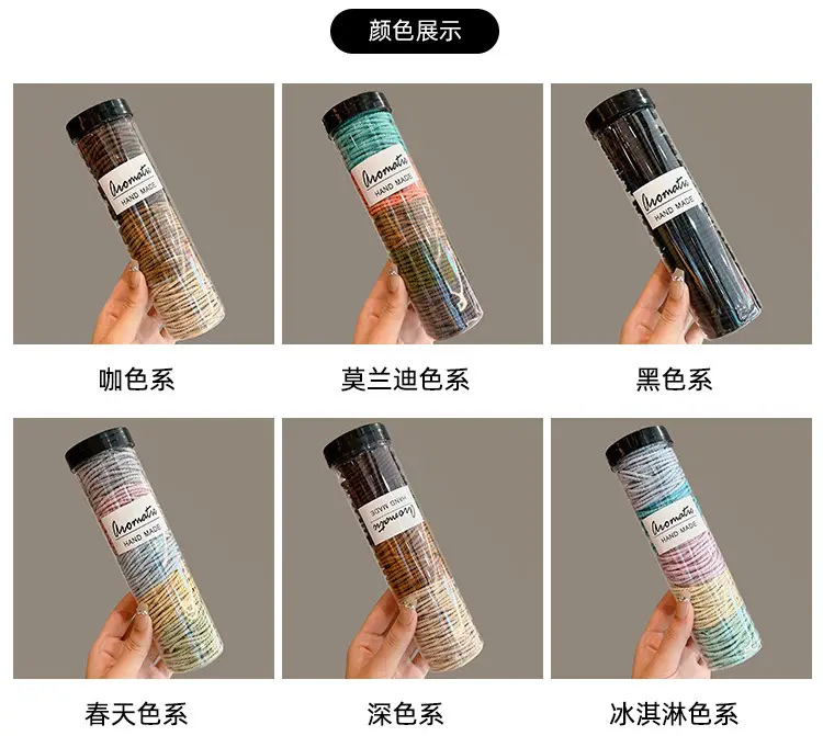 Handmade Brown Elastic Hair Tie for Women — feature 4