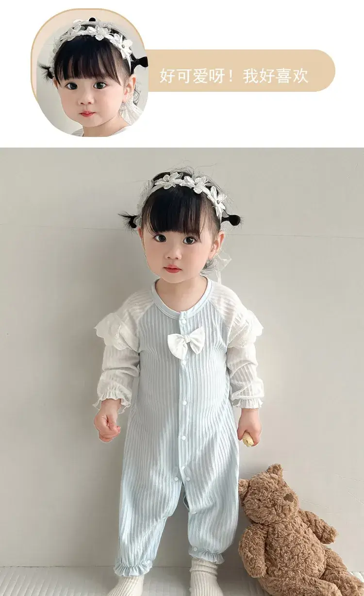 Baby's Boneless Princess Ha-ha Jumpsuit Long Sleeve — feature 6