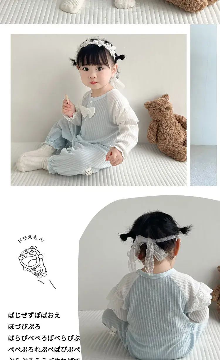 Baby's Boneless Princess Ha-ha Jumpsuit Long Sleeve — feature 7