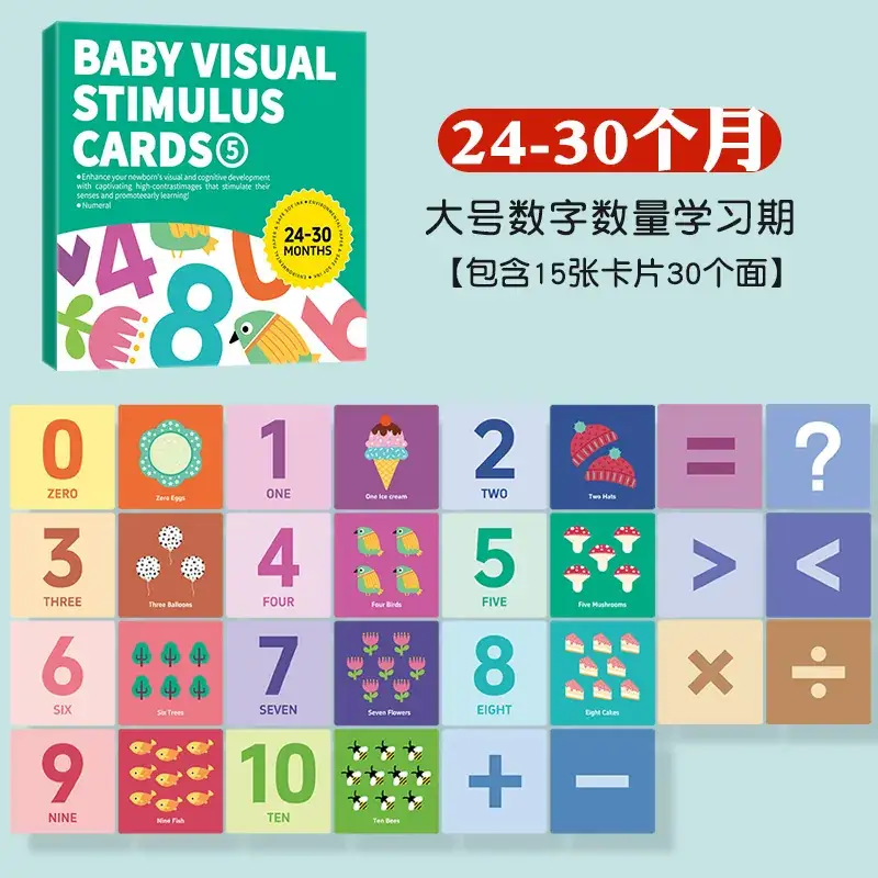 Black & White Baby Vision Card Training 0-3 Months