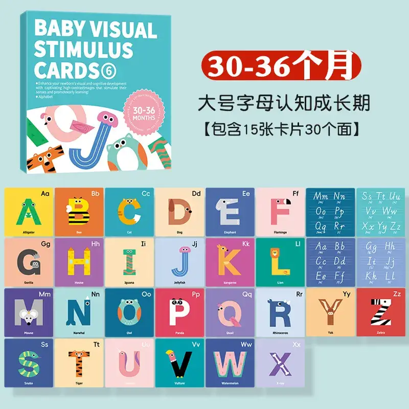 Black & White Baby Vision Card Training 0-3 Months