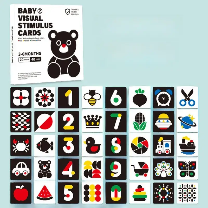 Black & White Baby Vision Card Training 0-3 Months