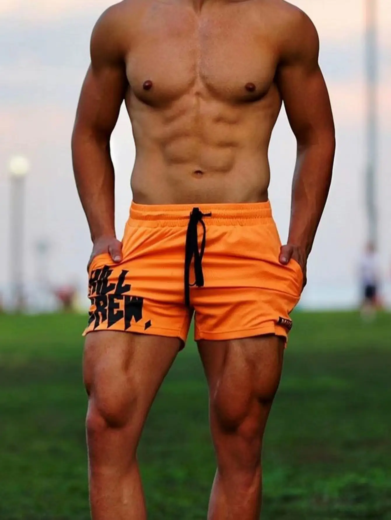 Men Black Hill Mesh Boxing Shorts with Drawstring Waist — feature 9