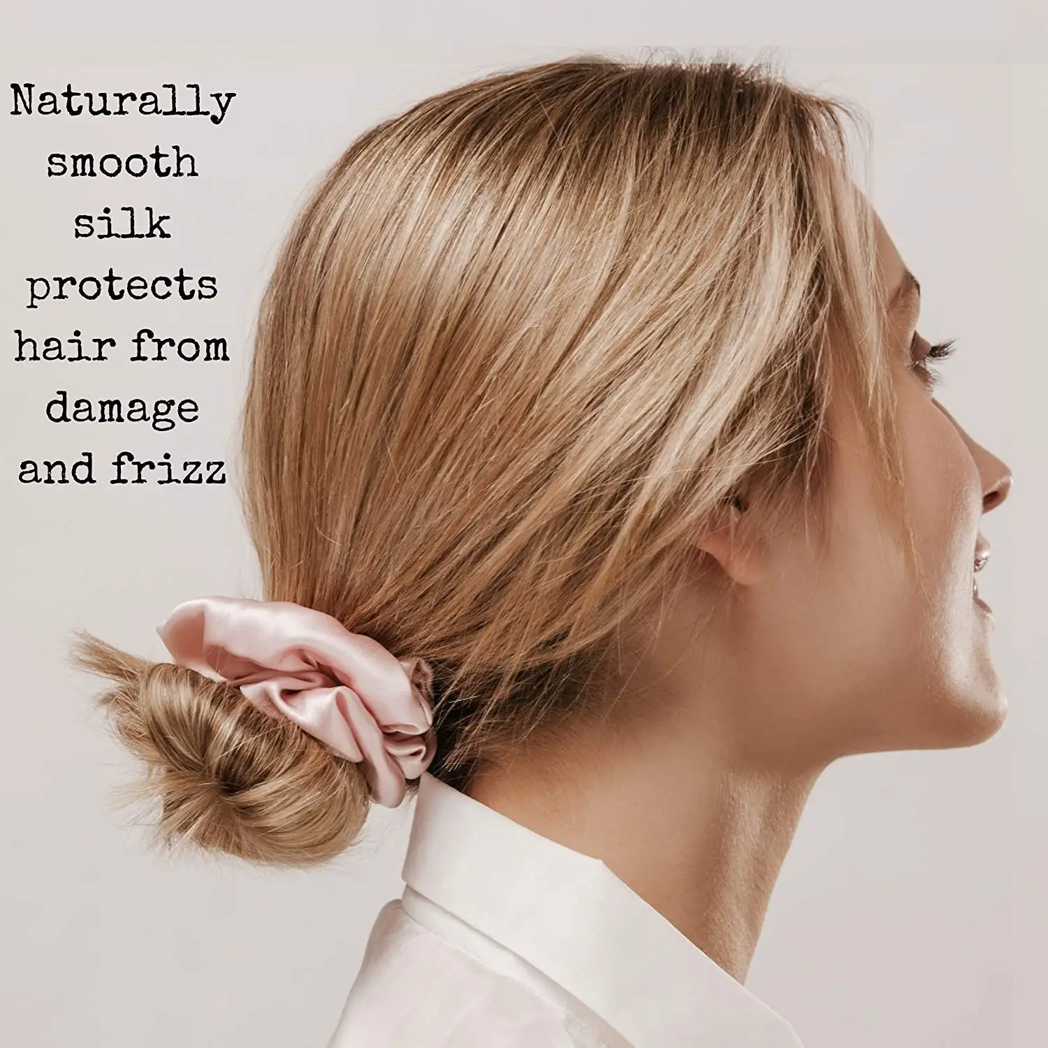 22mm Silk Glossy Hair Tie for Women