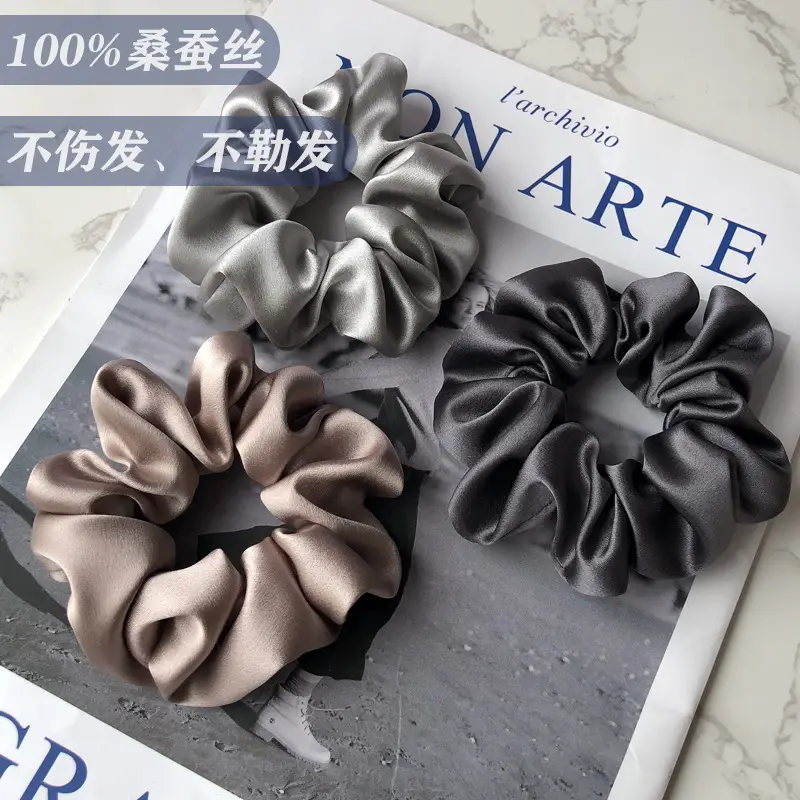 22mm Silk Glossy Hair Tie for Women — feature 5