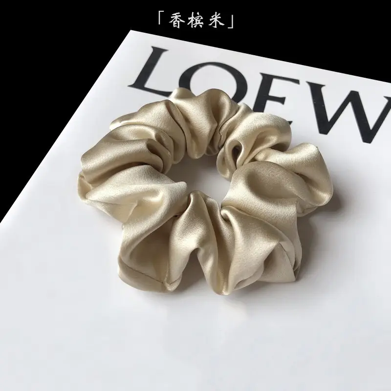 22mm Silk Glossy Hair Tie for Women